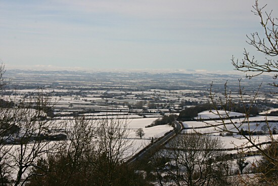 Winter view from Sutton Bank North Yorkshire