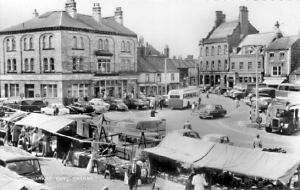 Thirsk Market Place in the 1960s